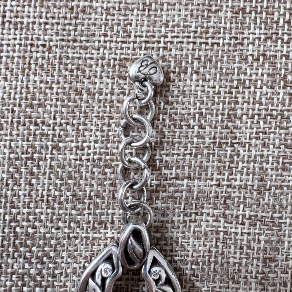 Brighton Silver Adjustable Bracelet with Leaf Motif - Picture 4 of 4